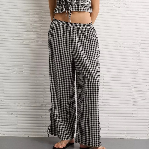 AE Stretch High-Waisted Tie Side Pull-On Pant - Picture 1 of 4